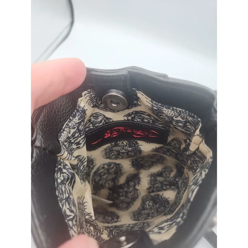 NWT Ed Hardy Crossbody Bag with Skull and Rose Design
